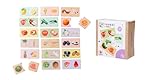 Eichhorn – Montessori – Puzzle zum Erlernen der Obst- & Gemüsesorten,...