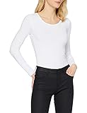 ONLY Damen Longsleeve Onllive Love Life Basic Damen-Shirt 15204712 White S