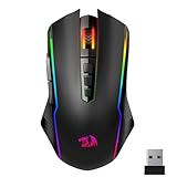 Redragon Gaming Maus Kabellose,RGB 2.4G/USB-C/Bluetooth...