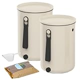Natursache I Bokashi Eimer 2er Set - Nachhaltige Abfallverwertung in der...