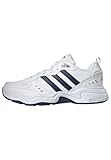 adidas Herren Strutter Shoes, Cloud White / Dark Blue / Matte Silver, 43...