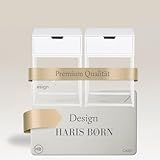 Haris Børn® Nachttisch boxspringbett Weiß (2er Set) - Premium Qualität...
