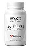 EVO SPORTS FUEL No Stress KSM-66® Ashwagandha Kapseln | 120 Kapseln |...