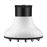 Haardiffusor-Aufsatz, Leichter Diffusor für lockige Haartrockner, 3,8 cm...