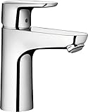 Hansgrohe 14080000 Ecos L Einhebel-Waschtischmischer, Mischbatterie:...