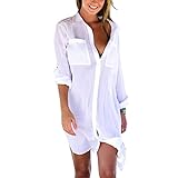 Jecarden Strandkleid Damen, Bikini Cover Up Strandponcho Damen Sommer...