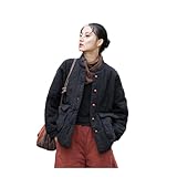 MOYUYUNJIAN Ramie Steppjacke für Damen, Baumwolle, chinesischer Stil,...