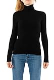 ONLY Damen Onlkarol L/S Rollneck Pullover KNT Noos, Black, M