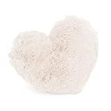 heimtexland Fell Dekokissen Plüsch Herz Kuschelkissen XL Flanell Kissen...