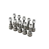 NICCOO 10x Fräszahn Rundmeißel mit 17,5 mm Zahndurchmesser, Wurzelfräse...