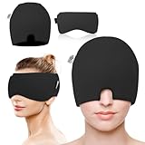 my novel things 2 Stück Migräne Maske und Augenmaske Kühlend, Migräne...