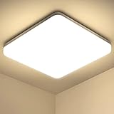 OUILA Led Deckenleuchte, 20W Deckenlampe für Küche Badezimmer Wohnzimmer...