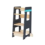 KYWAI® – Montessori Lernturm ab 1 Jahr, aus robustem Holz,...