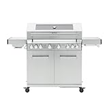 TAINO Platinum YAMARA 6+2 Gasgrill Edelstahl 6 Brenner Keramik Sear-Burner...