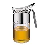 WMF Barista Sirup-/ Honigspender 240ml, Glas, Cromargan Edelstahl poliert,...