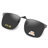 Epavouos Polarisierte Clip-On Sonnenbrille UV400 Anti-Glare Gläser Laser...