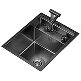 Unsichtbare Spüle aus Edelstahl, verdeckt, Einzelbecken, Mini-Spülbecken,...