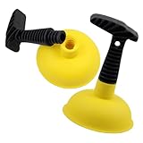IWOWHERO 2 Stück Pack Abflussreiniger Pömpel mit Griff Starker Saugnapf...