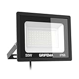 GRIFEMA 50W LED Strahler Außen, Superhell 5500LM, 6500K Kaltweiß, IP66...
