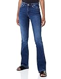ONLY Damen Onlblush Mid Flared DNM Tai021 Noos Jeans, Dark Blue Denim, XL /...