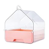 Aymzbd Duschbox für Vögel, Badehaus für Papageien, Kleiner Käfig mit...