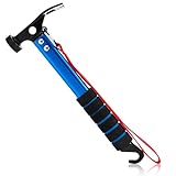 AYMQC Zelt Hammer Leichte Aluminium-Campinghammer mit Haken Multifunktional...