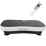 @tec Vitaplate Mini Vibrationsplatte mit 99 Trainingsstufen, Display &...