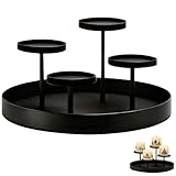 Adventskranz Modern Metall Schwarz, 20CM Adventkranz Gestell...