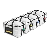 WIEL CRAFT® Dachboxtaschen – 4er Set für Dachbox | Tasche Auto Reise...