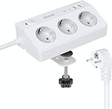 COLSTAR Tischsteckdose mit USB C Port PD 20W, Schreibtisch Steckdosenleiste...