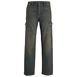 JACK&JONES Herren JJIEDDIE JJWADE MF 825 STYD LN Jeans, Blue Denim, 31W x...