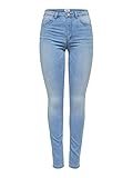 ONLY Damen Onlroyal Hw Sk Jeans Bb Bj13333 Noos, Light Blue Denim, S / 34L
