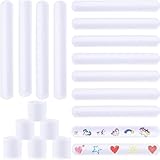 HREDZEO Schnapparmband Kinder Set,30 Pcs Weiße Slap Armbänder DIY...