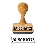 trendaffe Der Ja, Schatz! Holzstempel