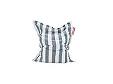 Fatboy Sitzsack, schmal, gestreift, Ozeanblau