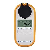 Digitales Refraktometer 0-94% | Handheld Zucker Tester für Obst, Saft,...