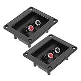 Homoyoyo 2 Stück Lautsprecher Anschlussklemmen Vergoldete Speaker Binding...