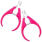 DECHOUS 2 Stück Professionelle Nagelhautzange Edelstahl Langlebig Scharf...