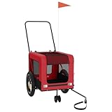 vidaXL Fahrradanhänger Hund Fahrradanhänger Hunde Radanhänger