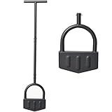 Harrms Rasenkantenschneider, manuelles Graskantenwerkzeug, Schwarz