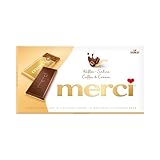 merci Tafelschokolade Kaffee-Sahne – 1 x 100g – Feinste Täfelchen aus...