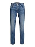 Herren Jack & Jones Jeans Tim Straight Legs Slim Fit Flat Front Tim...