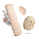 XoeLLe 2 Stück Makeup Pinsel Tasche, Reisen Pinsel Kosmetiktasche Halter...