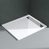 Mai & Mai Duschwanne 90x120x5cm Duschtasse Weiß Acryl-Wanne flach...