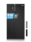 Heinrich´s Side-by-Side Kühlschrank, Kühlgefrierkombination mit 519L...