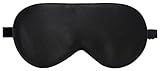 LaCourse 100% Schlafmaske Seide Bio zum Schlafen mit Reisetasche. Beide...