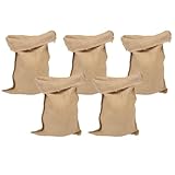 TOGEVAL Jutesäcke 50X75cm 5 Stück Dicht Gewebt Wiederverwendbar Robust...