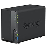 Synology DS223 2-Bay Diskstation NAS (Realtek RTD1619B Quad-Core 2GB Ram...