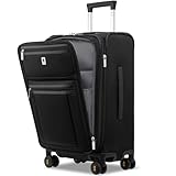 LEVEL8 Koffer Trolley Softside Handgepäck Koffer mit Laptopfach,...