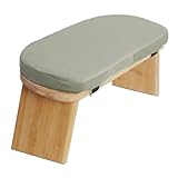 BAOCHADA Meditationsbank – Klappbare Ergonomische Bambus-Meditationsbank...